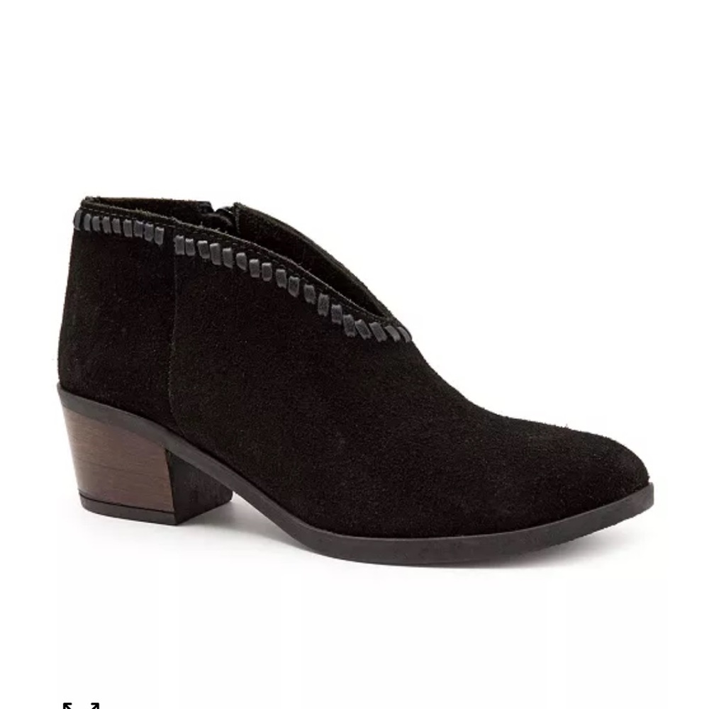 Bueno Chester Black Suede Booties Size 42/11.5 Women’s